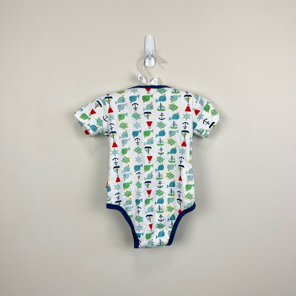 Magnificent Baby Nautical Bodysuit Romper 9 Months - Picture 7 of 7